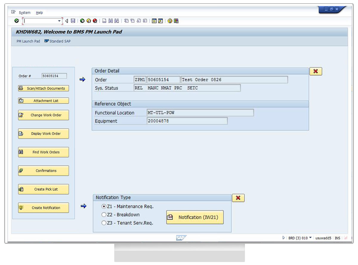 Liquid UI - Efficient SAP PM - Desktop