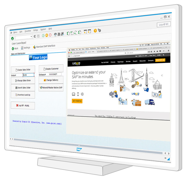 Desktop - Create SAP Sales Order Launchpad