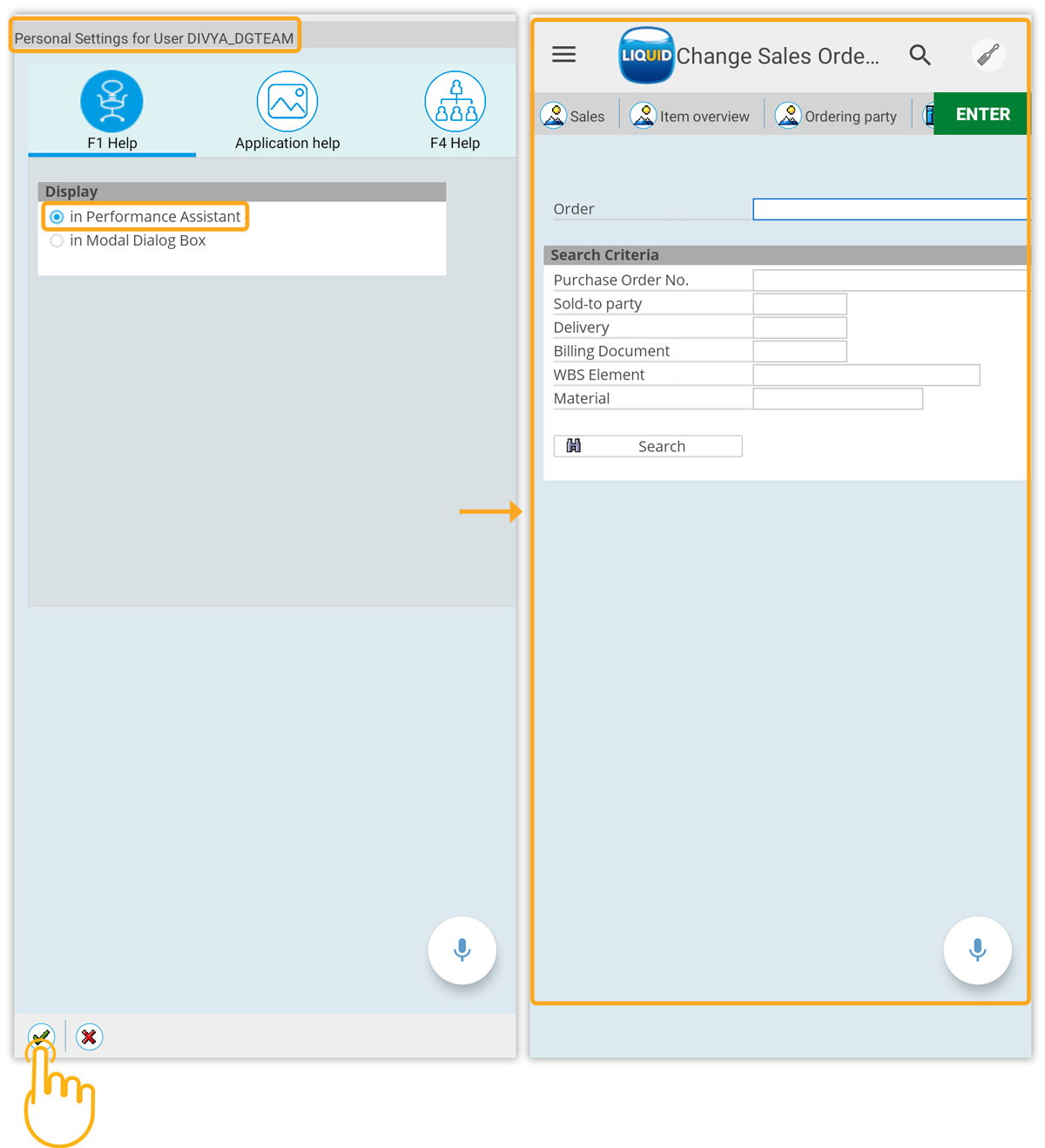 Select Performance Assistant in Personal Settings and click Proceed to apply