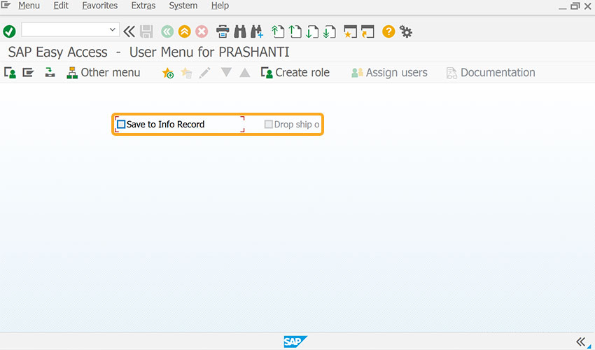 Disabled checkbox option