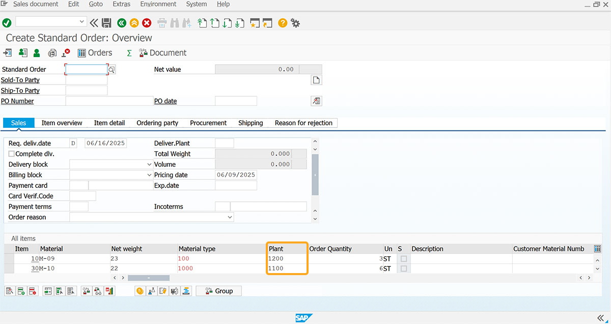 Defines column position in the table
