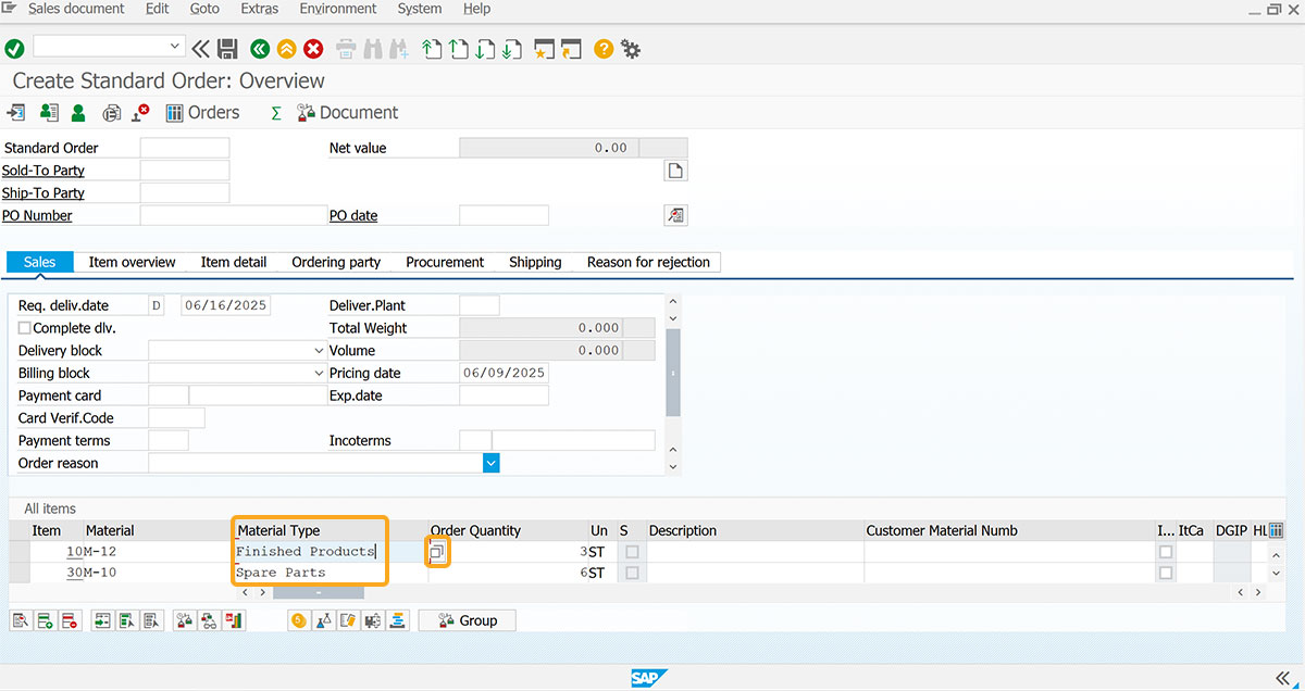 Assigns F4 search help to custom column