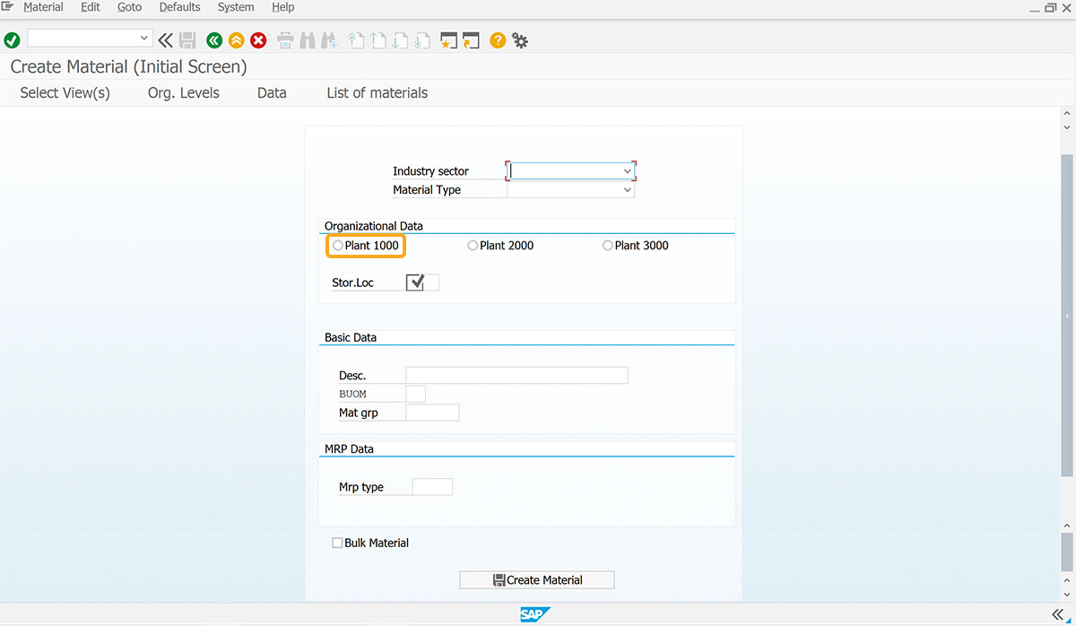 Hidden technical name assigned to radio button