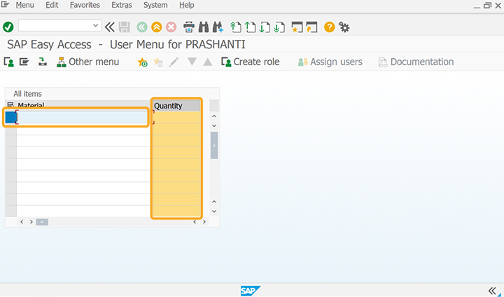 Creates a table with rows and columns