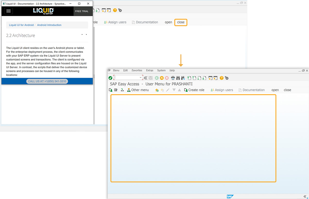 closes the html file