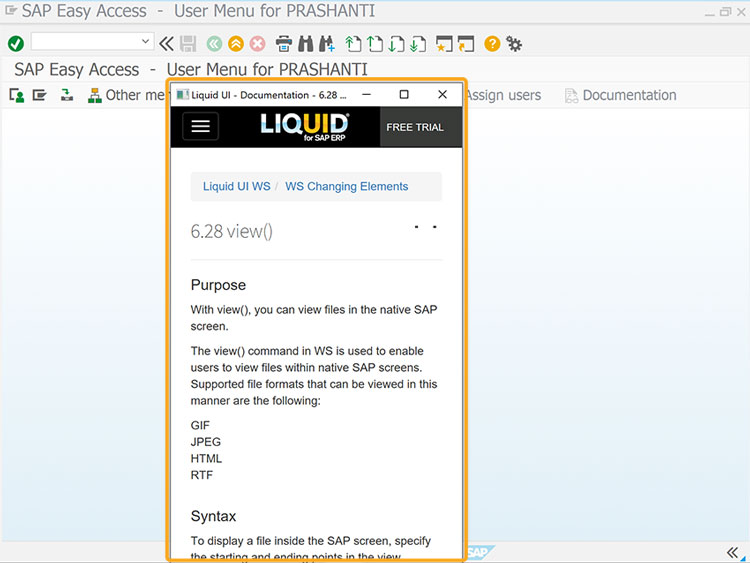 displays file in floating window