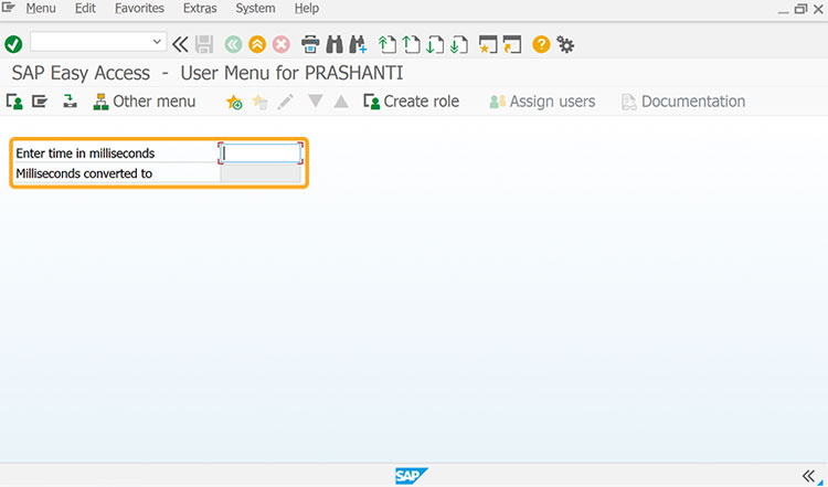 Input field to value and view the converted value in human-readable format