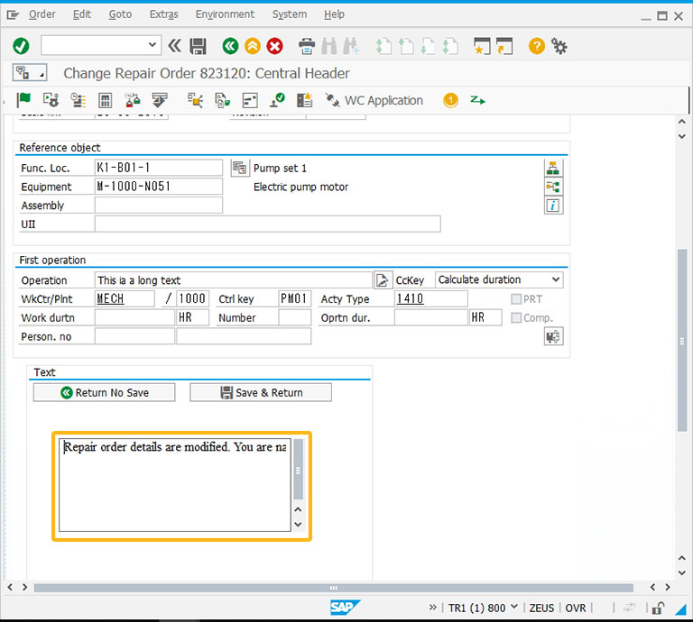 Determines the font for the text
