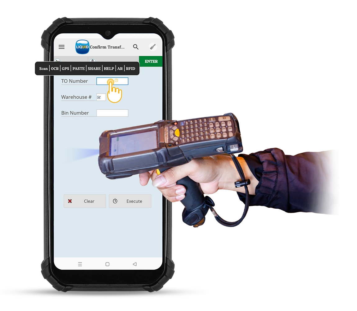 SAP warehouse picking workflows without custom apps using Liquid UI