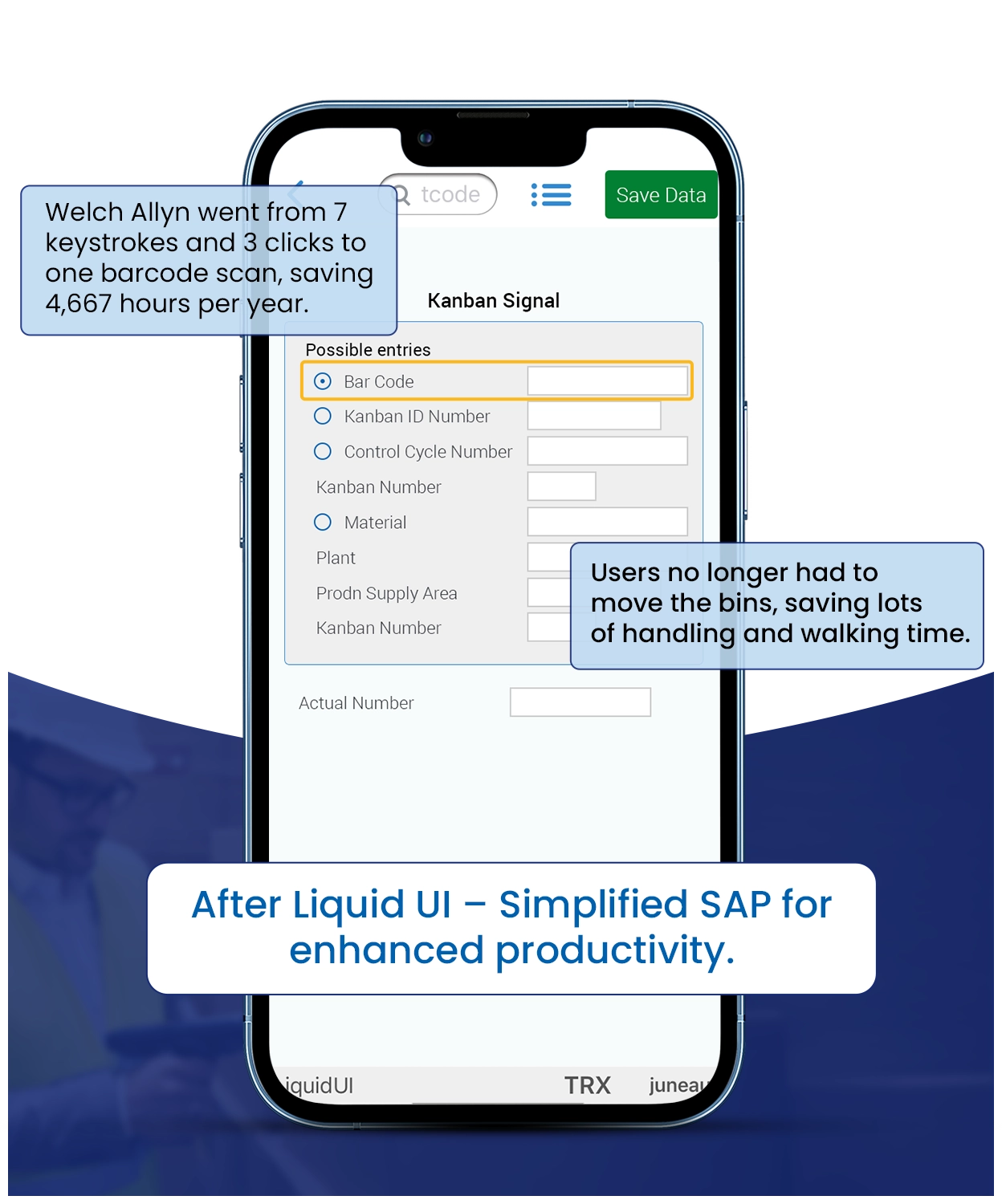 Welch Allyn achieving $1.2M annual savings with barcode-enabled SAP WM