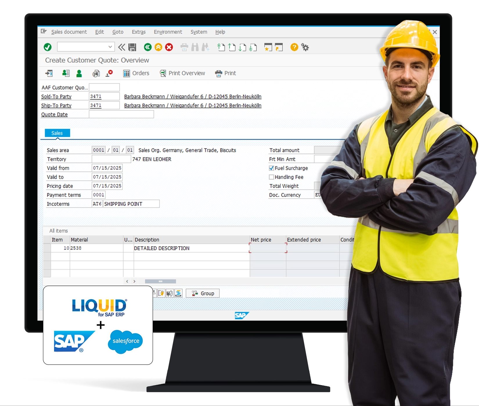 AAF reduces SAP SD processing time by 70% with Liquid UI