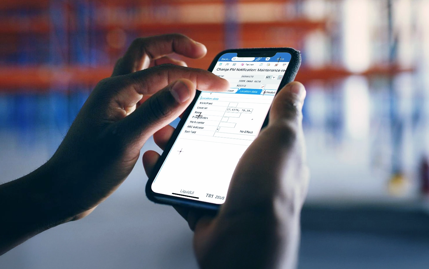 GPS and location data integrated with SAP workflows