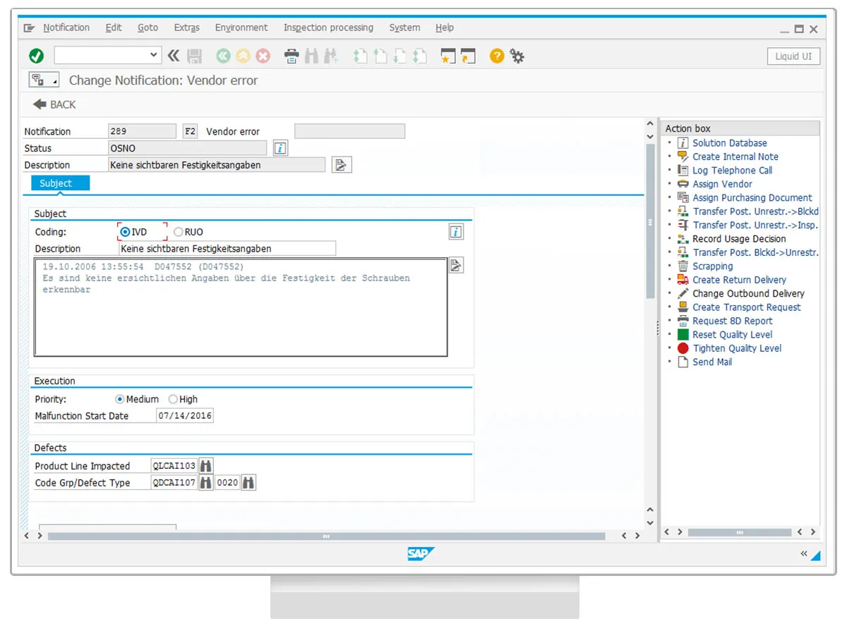 SAP change notification showing automated overnight batch processing alerts